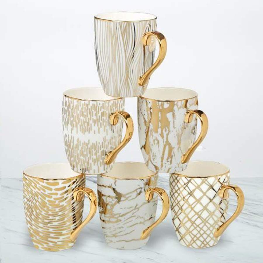 Matrix Gold Mug by Certified International-1