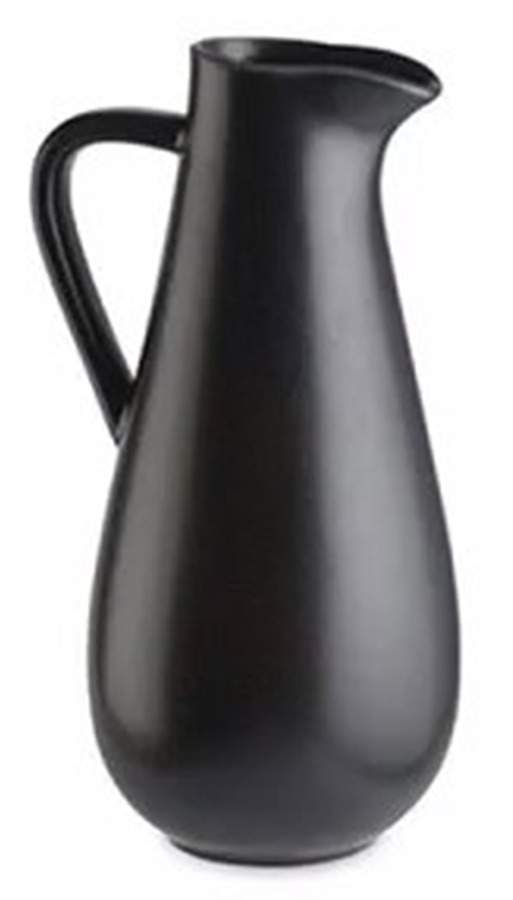 Riviera Sable Noir (Black) 56 Oz Pitcher by Costa Nova China-1