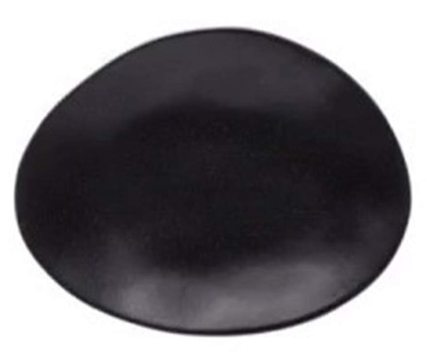 Riviera Sable Noir (Black) Bread & Butter Plate by Costa Nova China-1