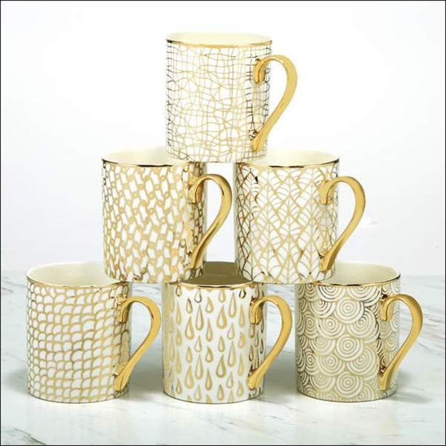 Mosaic Gold Mug by Certified International-1