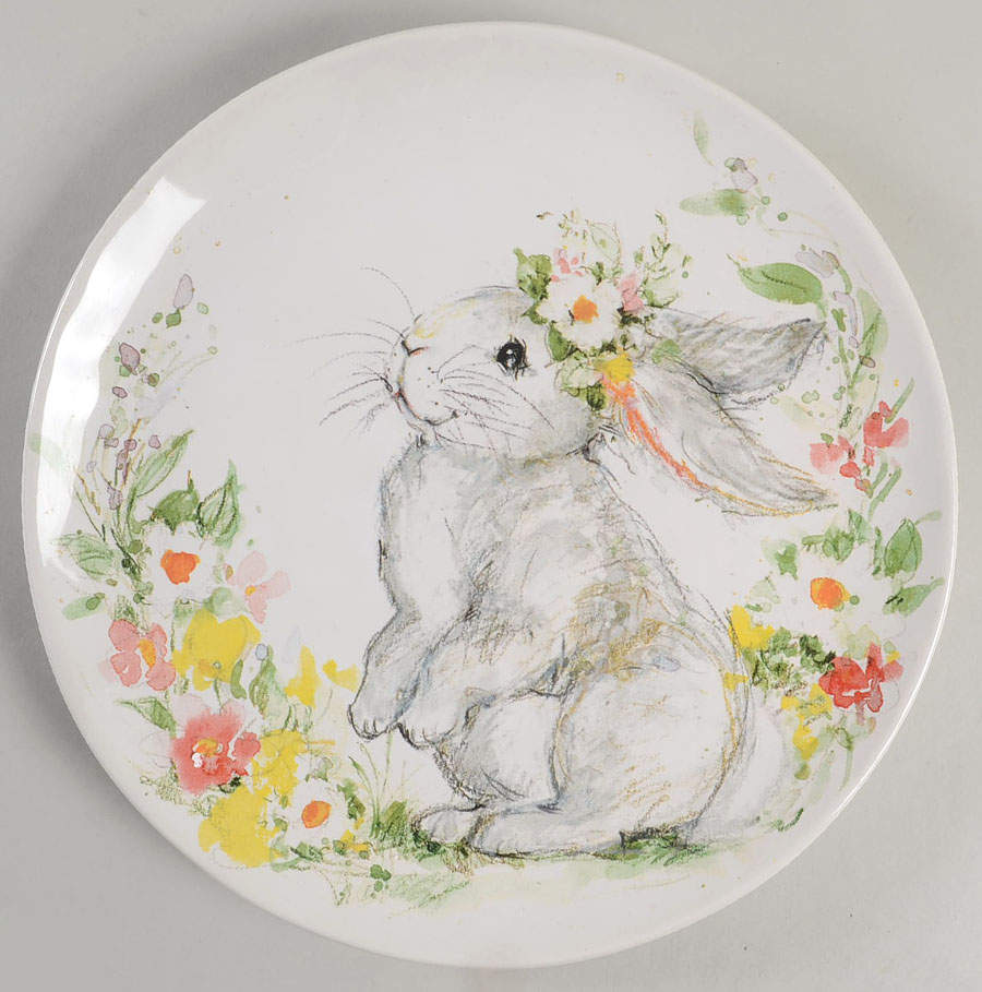 Sweet Bunny Dinner Plate by Certified International-1