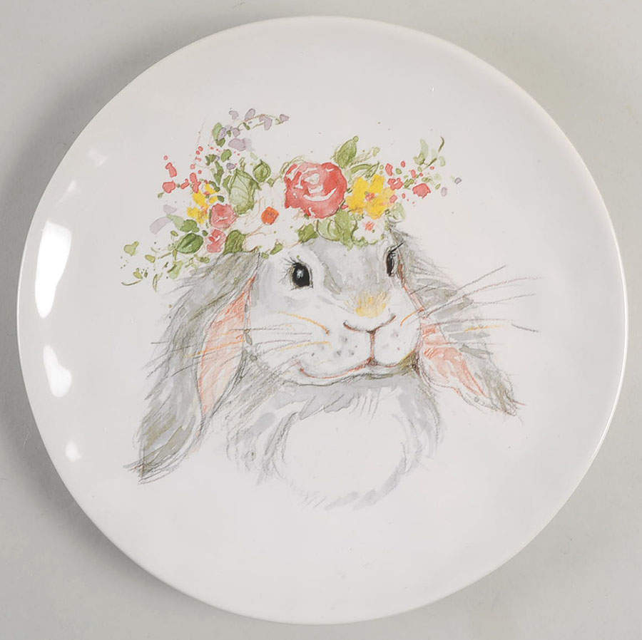 Sweet Bunny Dessert Luncheon Plate by Certified International-1