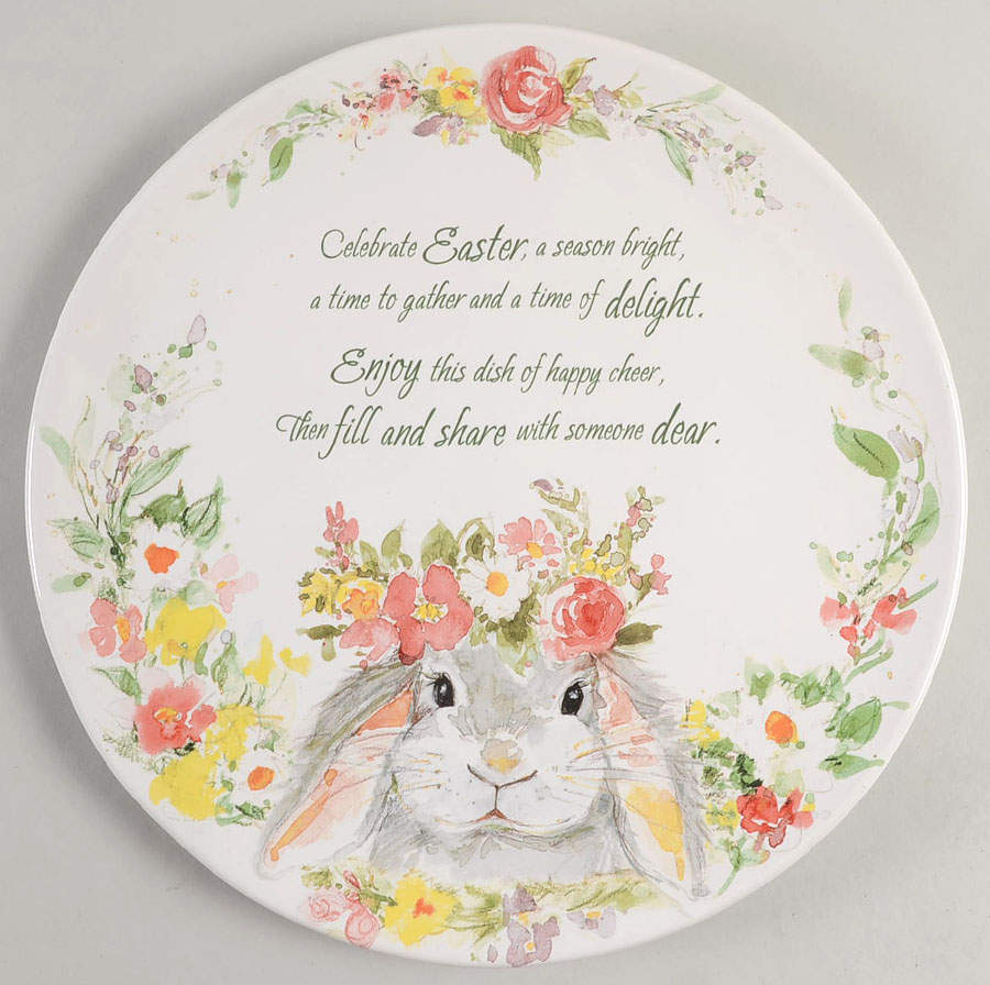 Sweet Bunny Pass Along Cookie Plate by Certified International-1