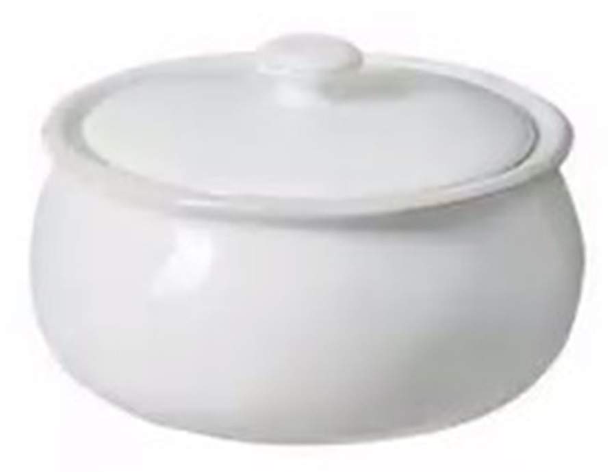 Aparte White Individual Casserole & Lid by Costa Nova China-1