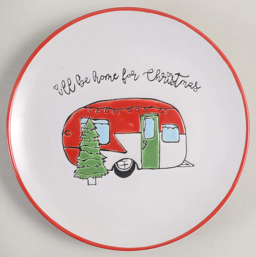 Holly Jolly Dessert Luncheon Plate by Certified International-1