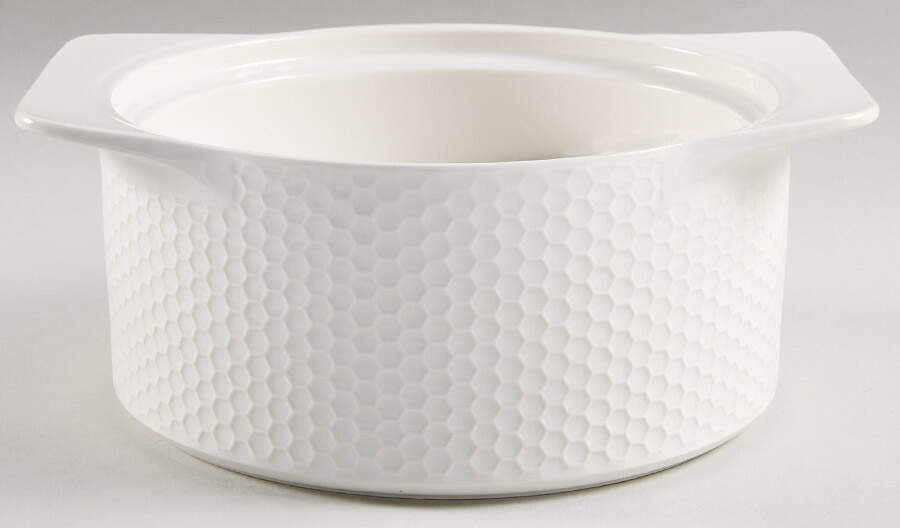 Honeycomb 2 Qt Round Covered Casserole No Lid by Ciroa-1