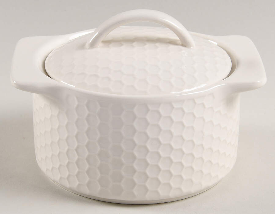 Honeycomb Individual Casserole & Lid by Ciroa-1
