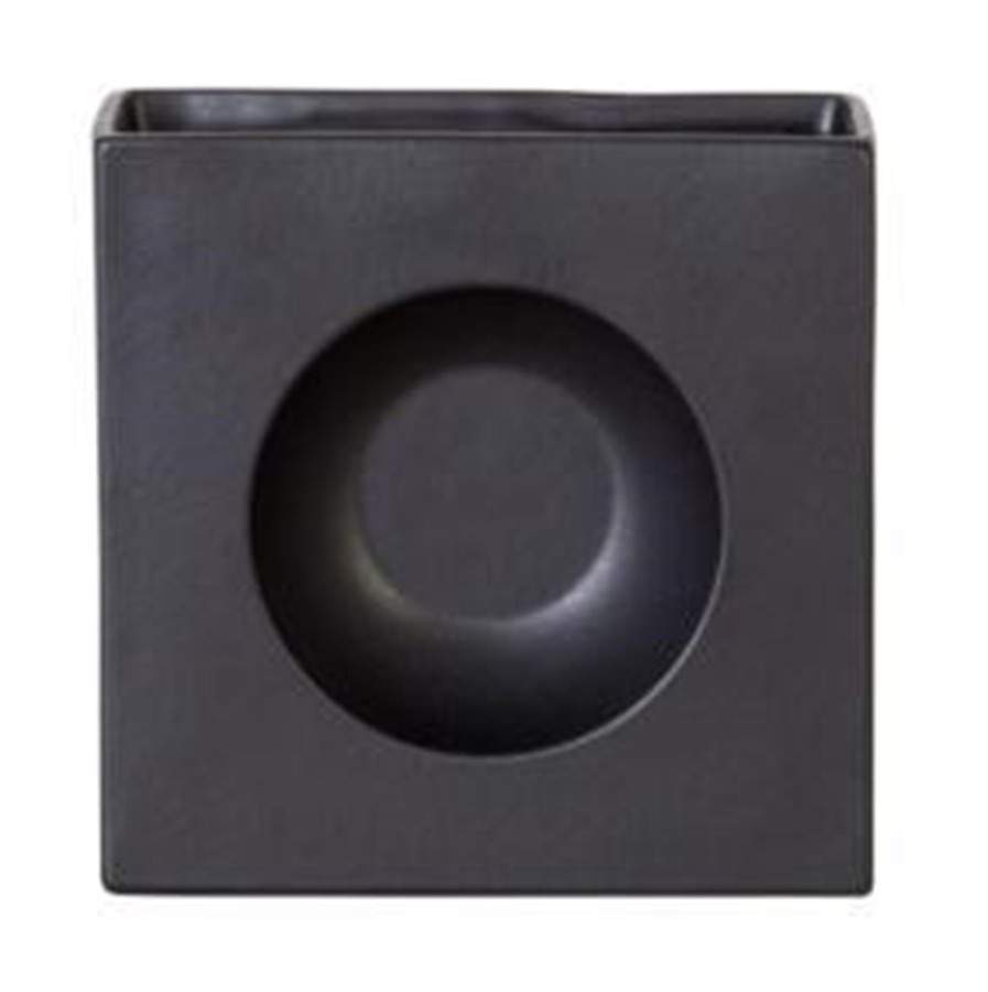 Le Jardin Sable Noir (Black) 7" Vase by Costa Nova China-1