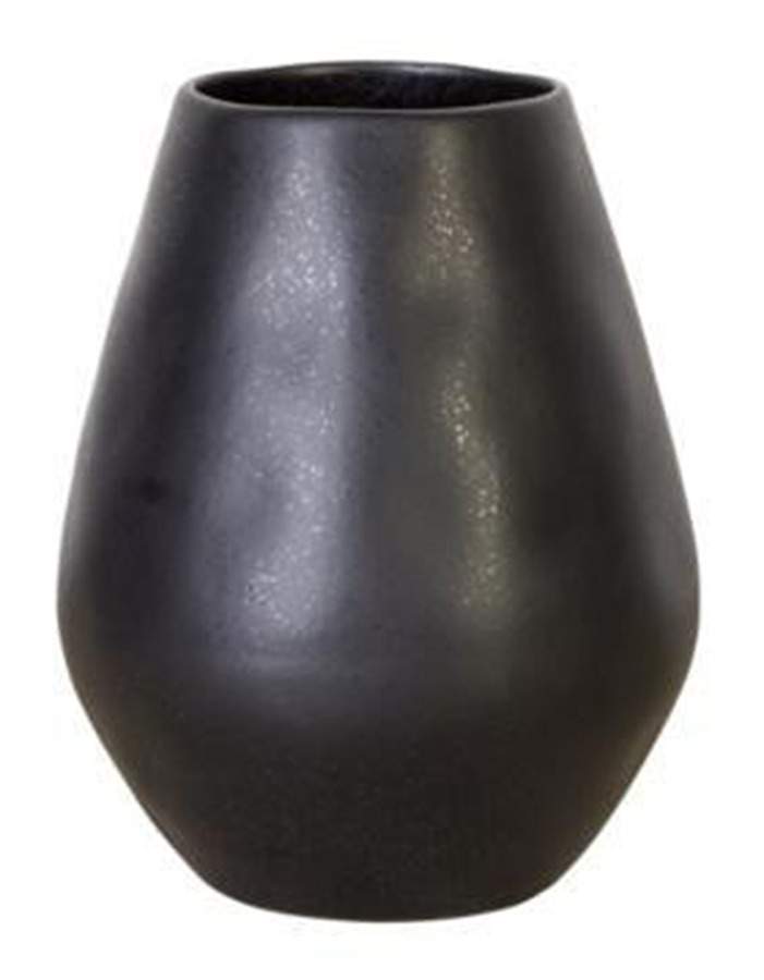 Le Jardin Sable Noir (Black) 10" Vase by Costa Nova China-1