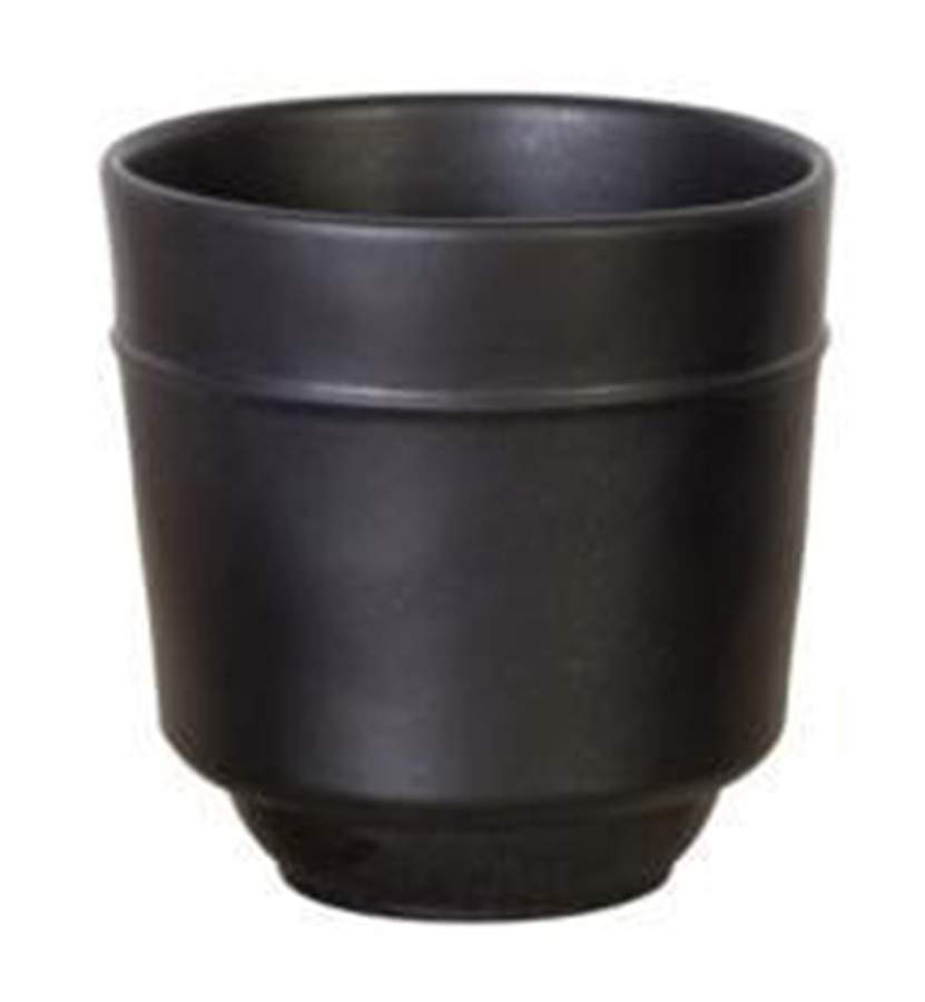 Le Jardin Sable Noir (Black) Large Cachepot by Costa Nova China-1