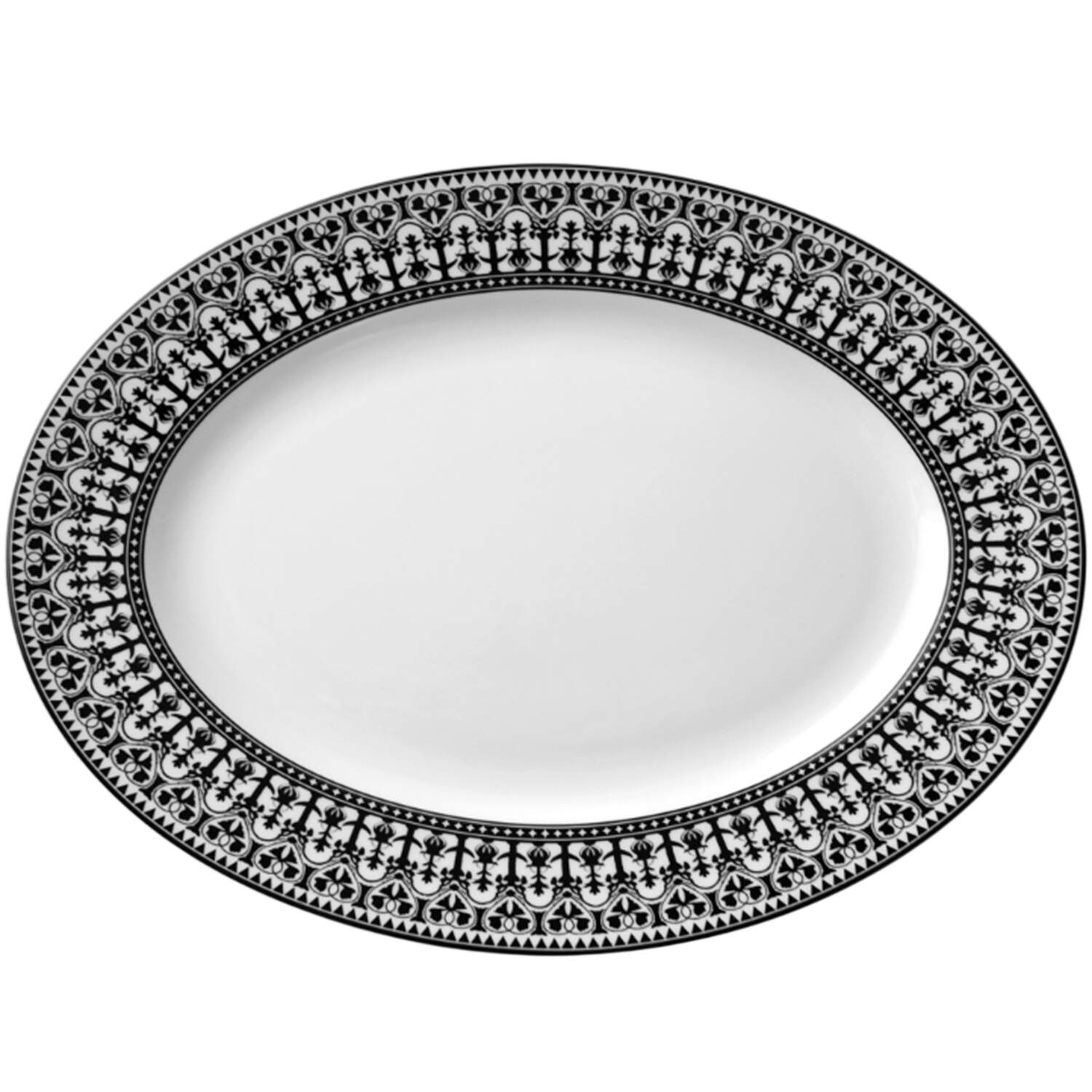 Casablanca 16" Oval Serving Platter by Caskata-1