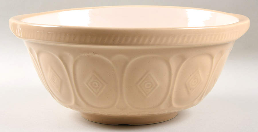 English Gripstand 12" Mixing Bowl by Cloverleaf (England)-1