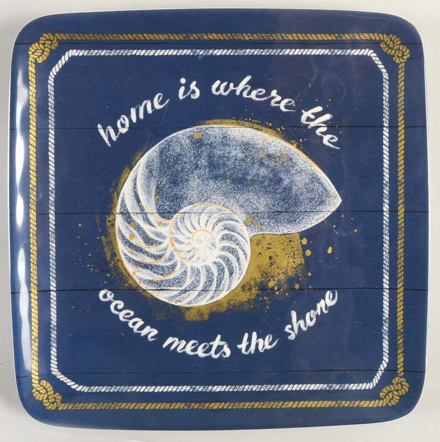 Calm Seas (Melamine) Salad Plate by Certified International-1