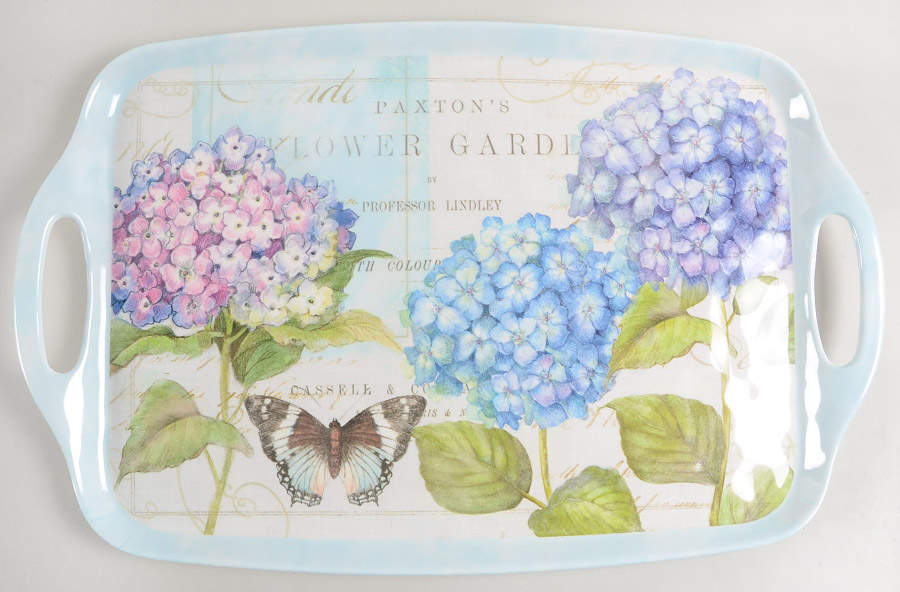 Hydrangea Garden (Melamine) 19" Rectangular Melamine Platter by Certified International-1