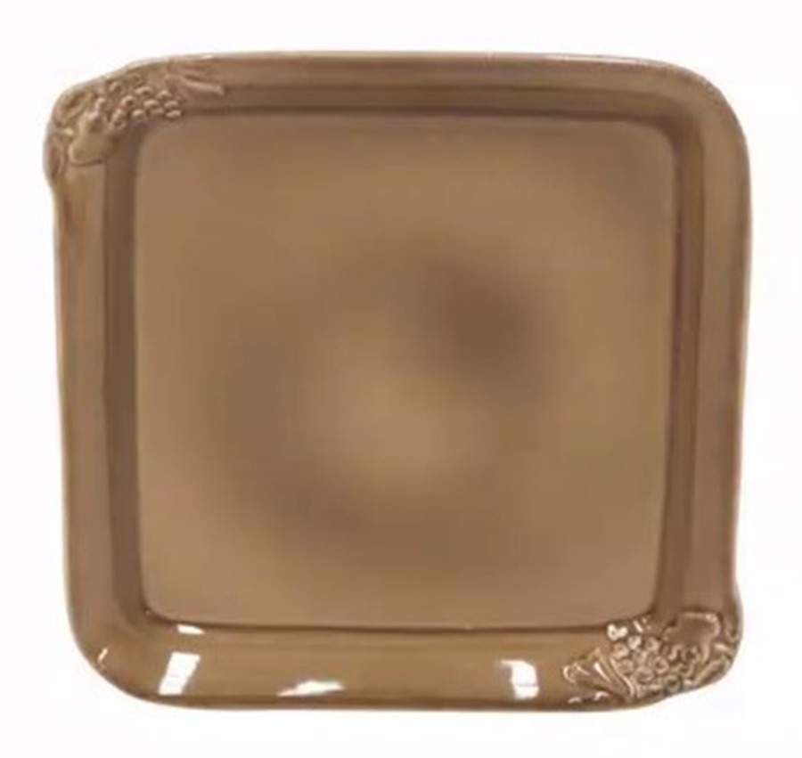 Madeira Harvest (Mocha) 8" Square Tray by Casafina-1