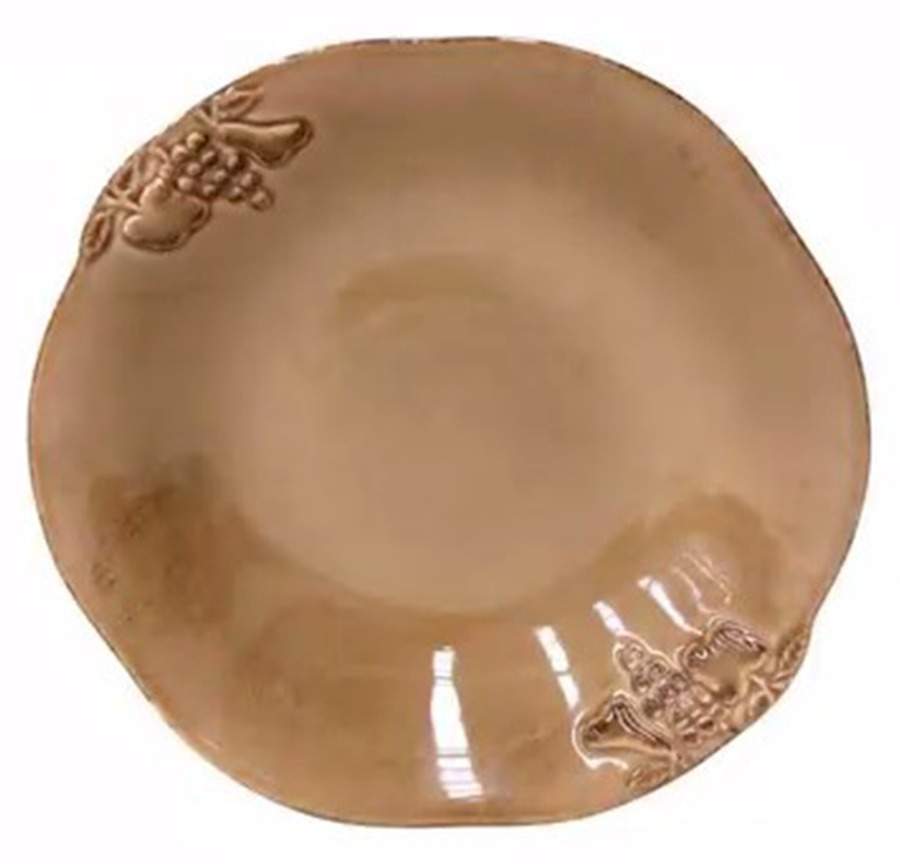 Madeira Harvest (Mocha) 9" Individual Pasta Bowl by Casafina-1