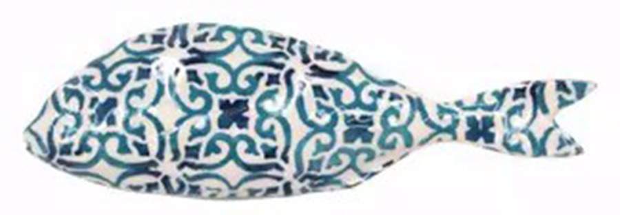 Piastrella 9" Fish Shaped Platter by Casafina-1