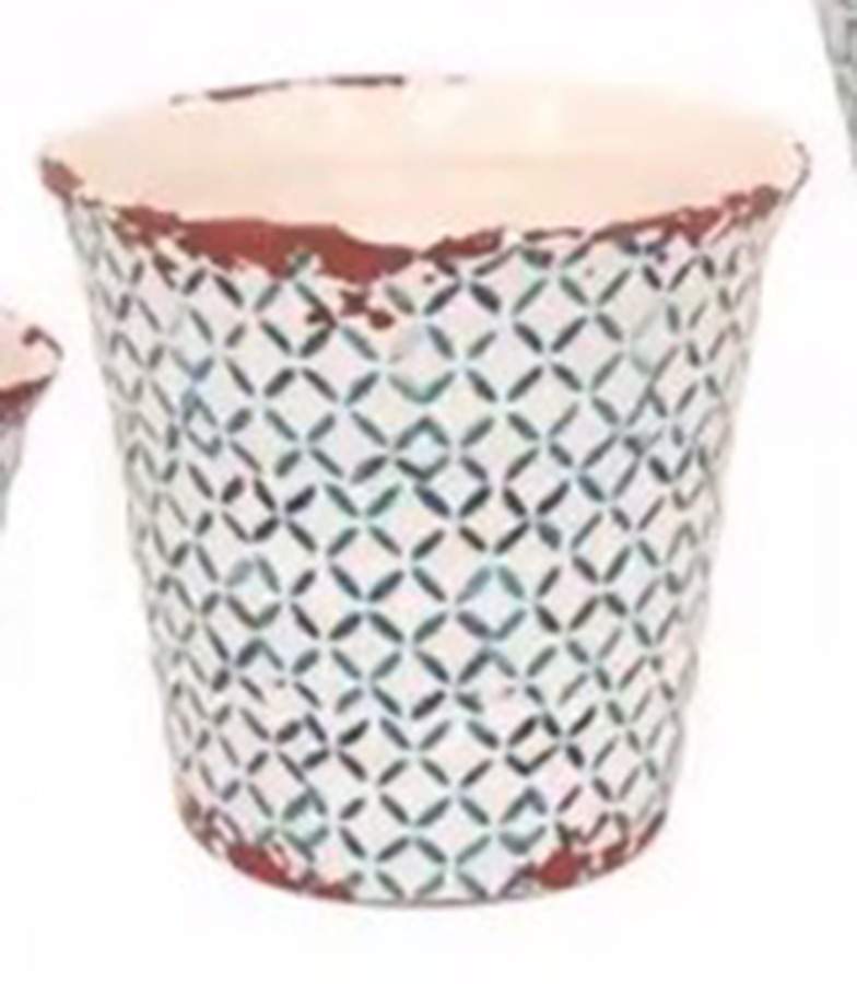 Piastrella 5" Flower Pot by Casafina-1