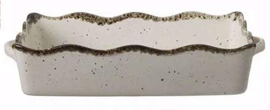 Toscana Cream (Aglio) 16" Rectangular Baker by Casafina-1