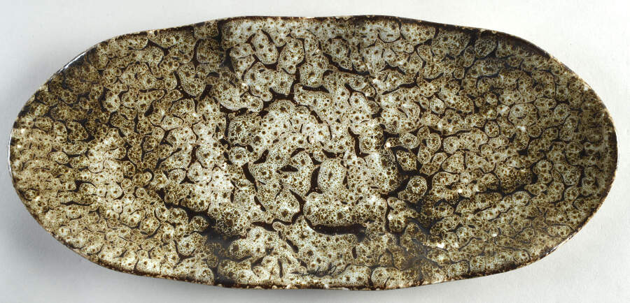 Toscana Brown (Funghi) 15" Oval Tray by Casafina-1