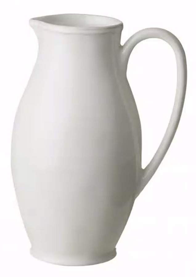 Fontana White 82 Oz Pitcher by Casafina-1