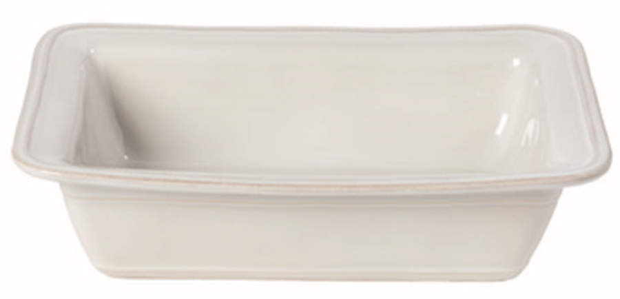 Fontana White 11" Rectangular Baker by Casafina-1