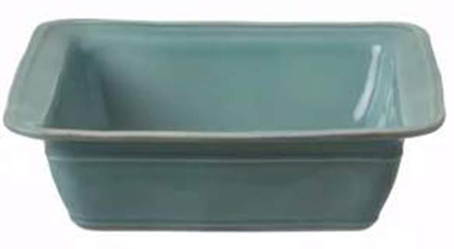 Fontana Turquoise 10" Square Baker by Casafina-1