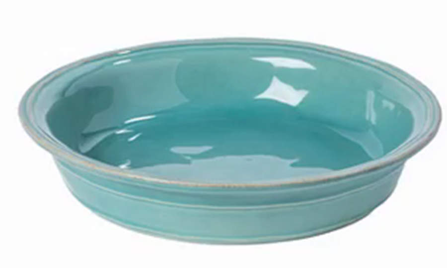 Fontana Turquoise Pie Serving Plate by Casafina-1