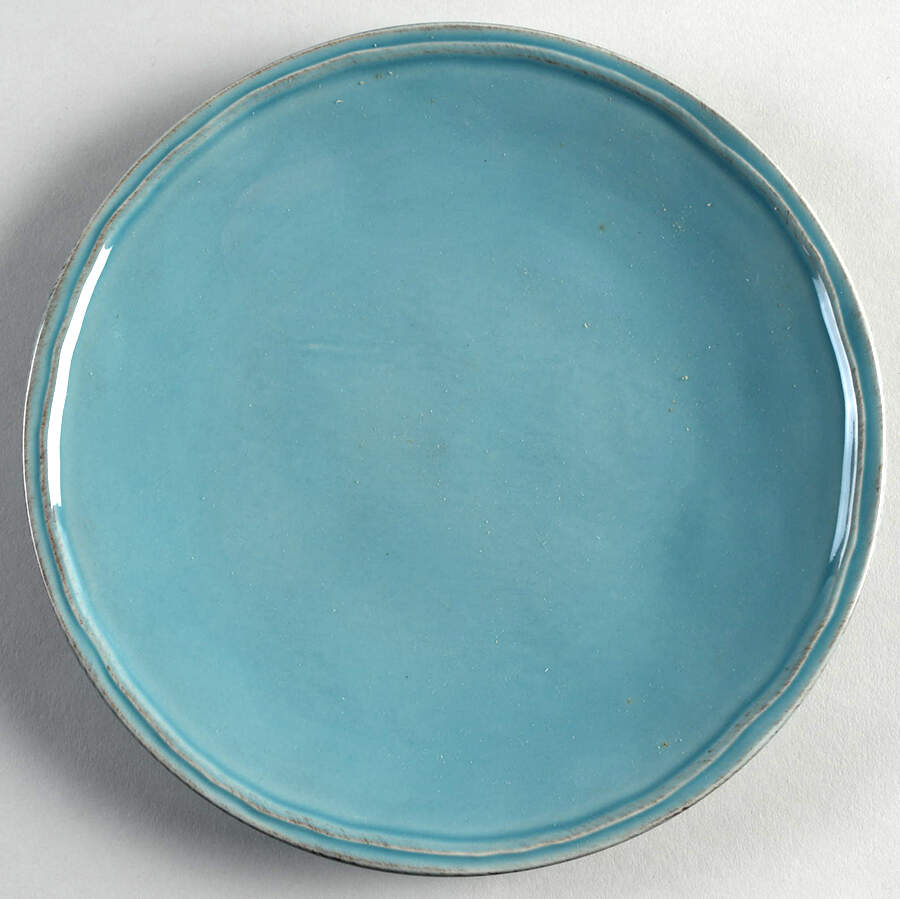 Fontana Turquoise Salad Plate by Casafina-1