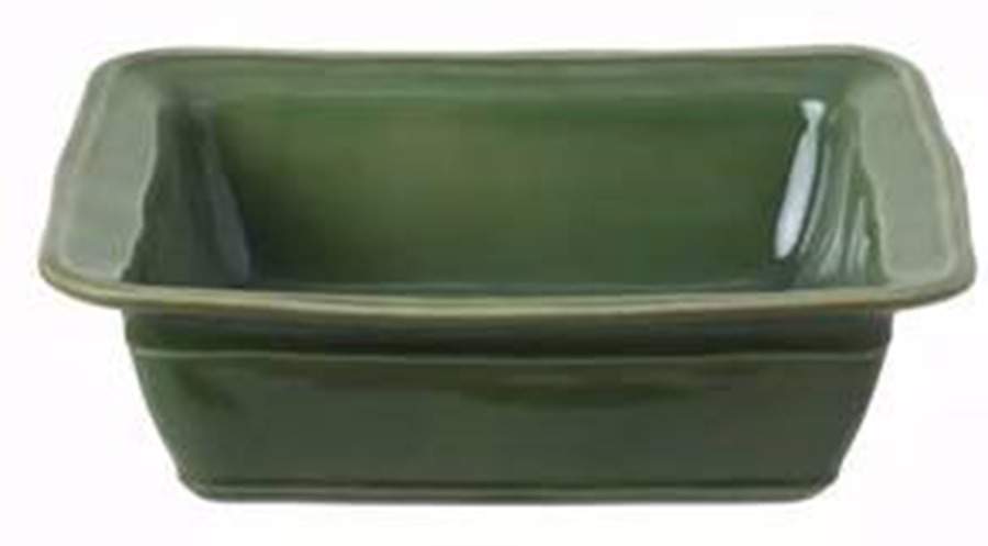 Fontana Forest Green 10" Square Baker by Casafina-1