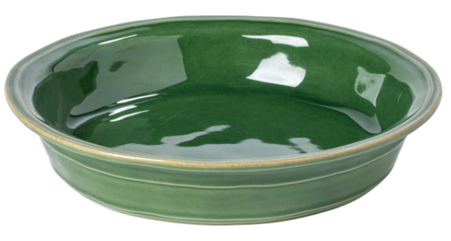 Fontana Forest Green Pie Serving Plate by Casafina-1