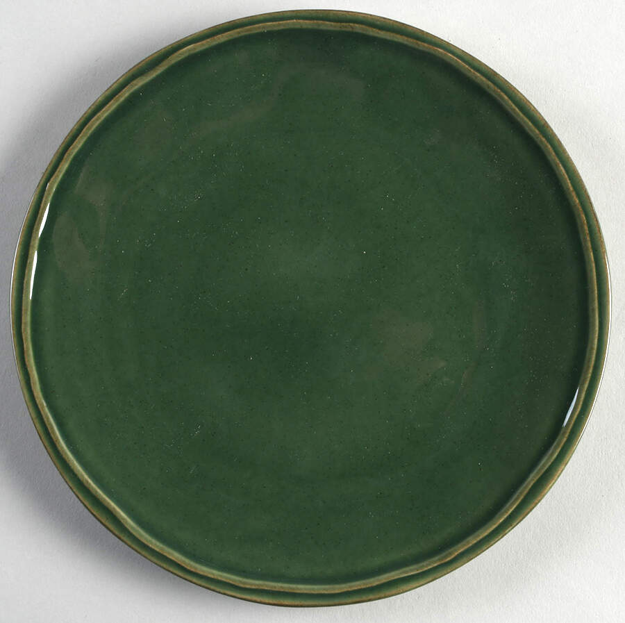 Fontana Forest Green Salad Plate by Casafina-1