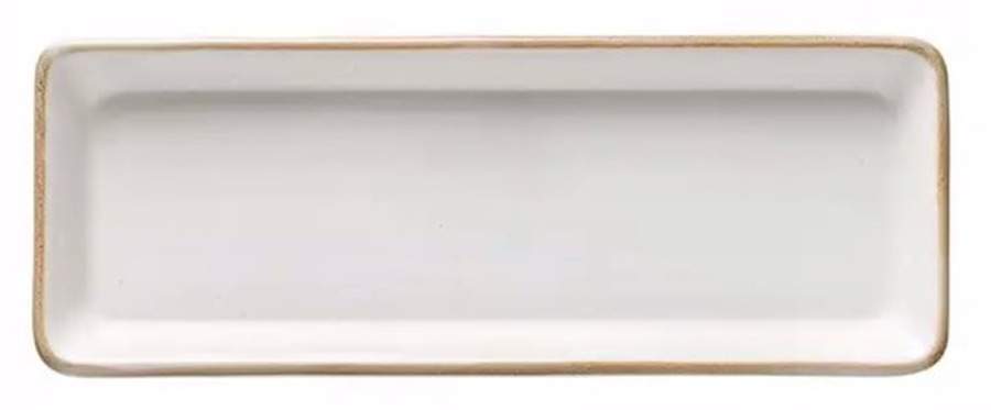 Sardegna White 14" Rectangular Tray by Casafina-1