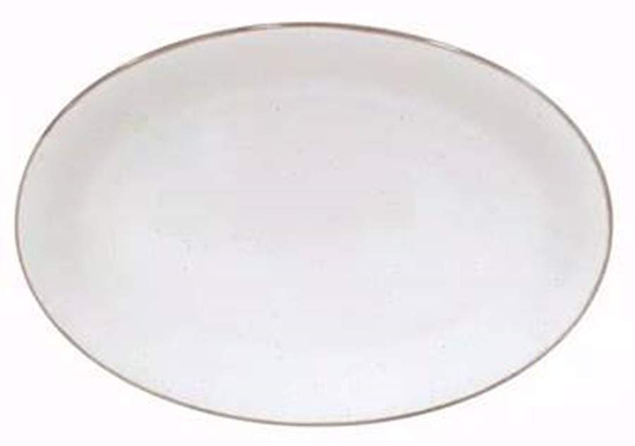 Sardegna White 18" Oval Serving Platter by Casafina-1