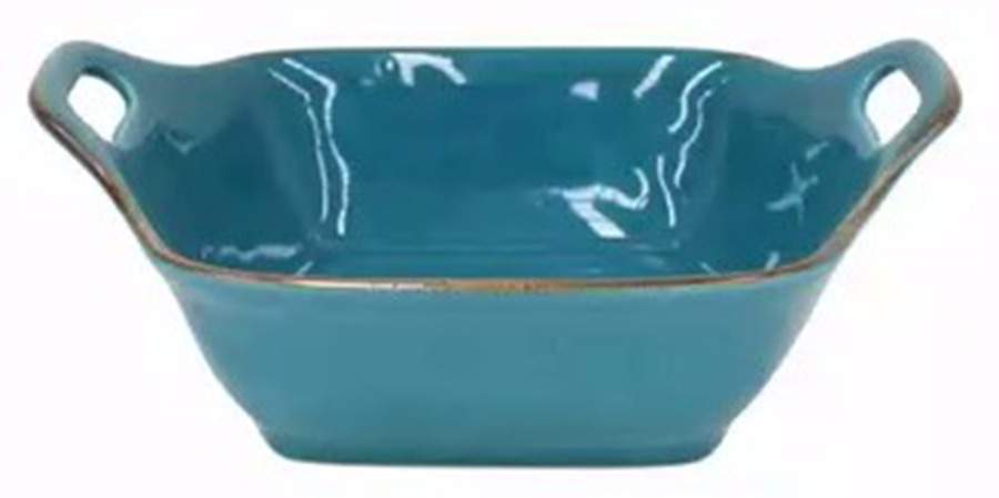 Sardegna Blue 10" Square Baker by Casafina-1