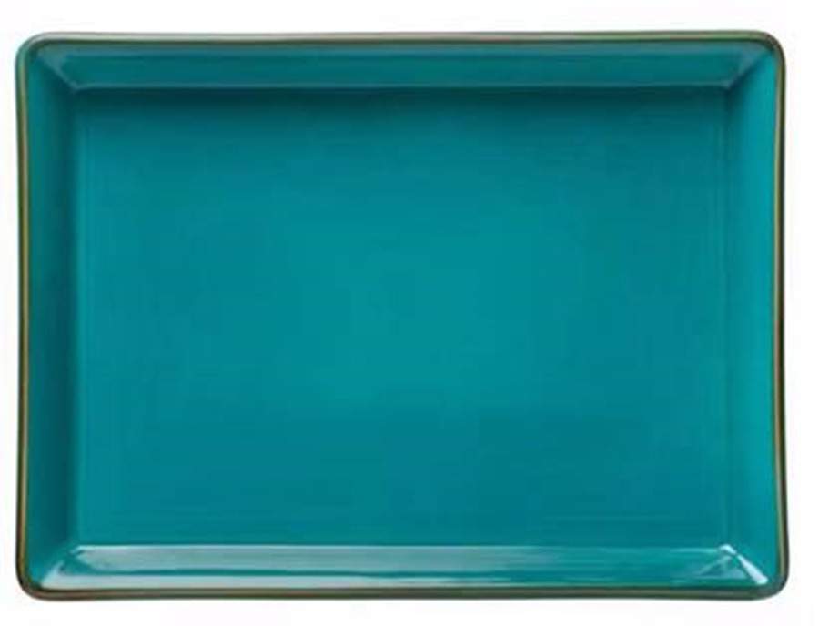 Sardegna Blue 17" Rectangular Serving Platter by Casafina-1