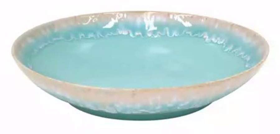 Taormina Aqua 13" Pasta Serving Bowl by Casafina-1