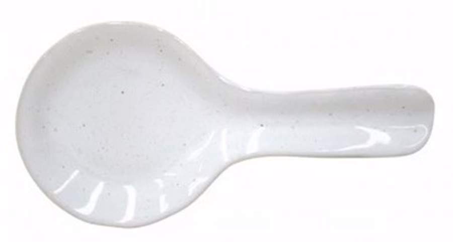 Fattoria White Spoon Rest/Holder (Holds 1 Spoon) by Casafina-1