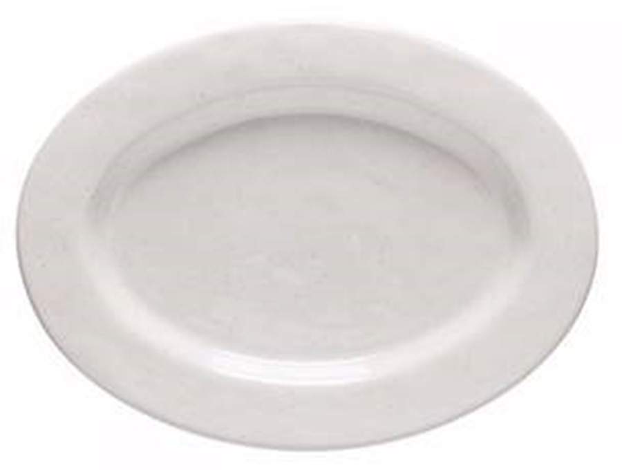 Fattoria White 16" Oval Serving Platter by Casafina-1