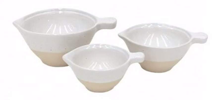 Fattoria White Measuring Cup Set (1 Cup,1/2 Cup,1/3 Cup) by Casafina-1