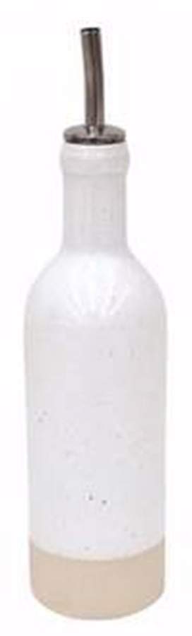 Fattoria White Oil Or Vinegar Cruet and Stopper by Casafina-1