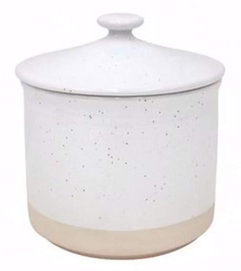 Fattoria White Medium Canister & Lid by Casafina-1