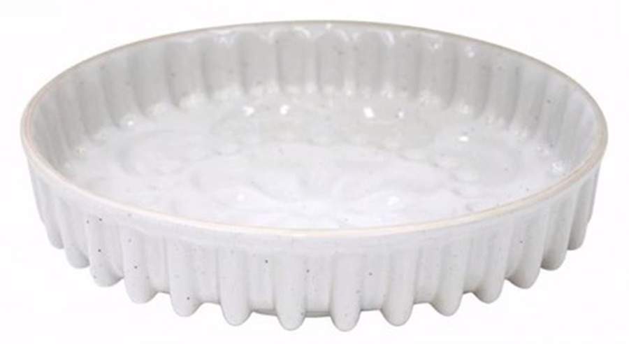 Fattoria White Quiche Dish by Casafina-1