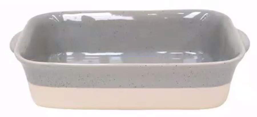Fattoria Gray 10" Rectangular Baker by Casafina-1