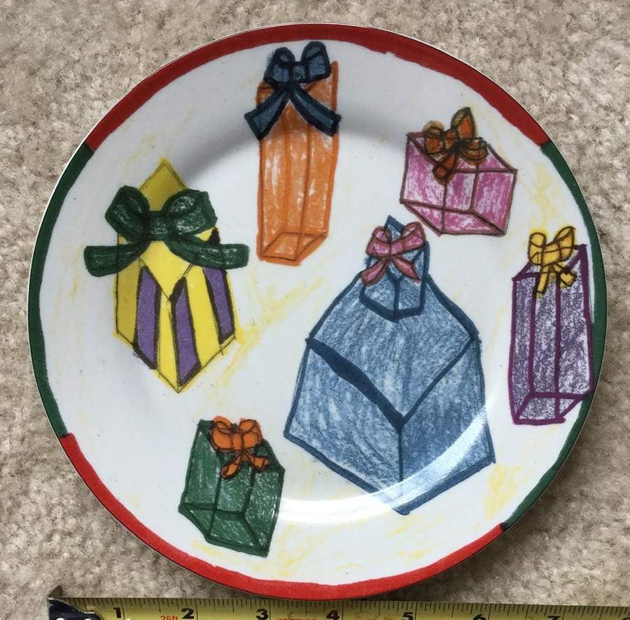 Kid's Collection Dessert/Pie Plate by Christmas Village-1
