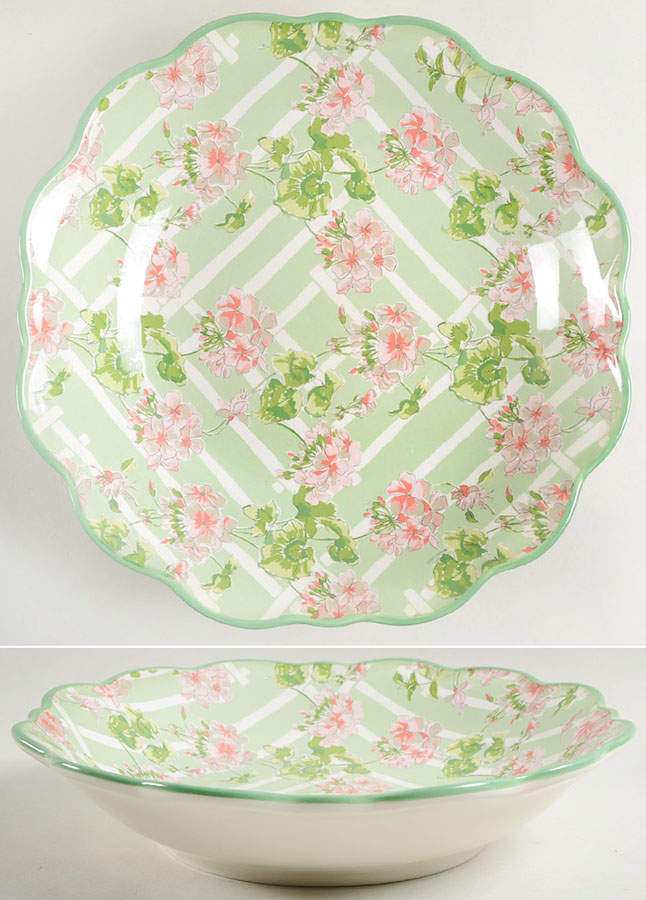 English Garden 13" Pasta Serving Bowl by Certified International-1