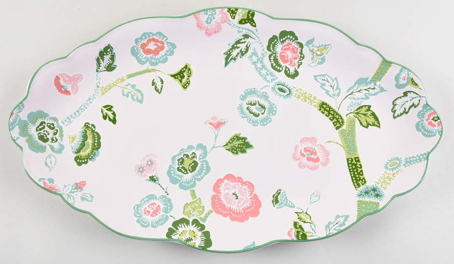 English Garden 17" Oval Serving Platter by Certified International-1
