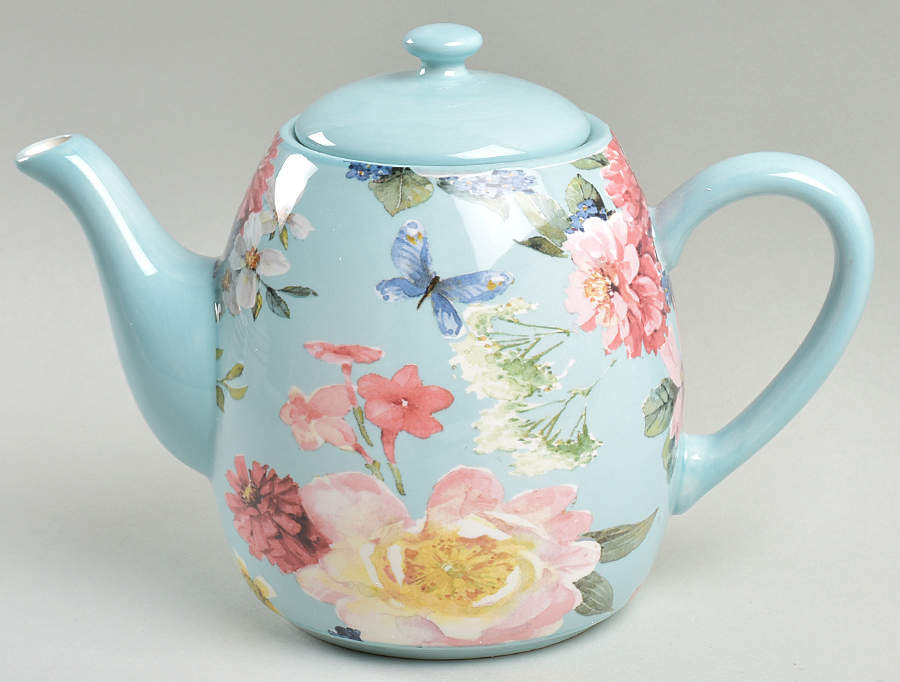 Spring Bouquet Teapot & Lid by Certified International-1