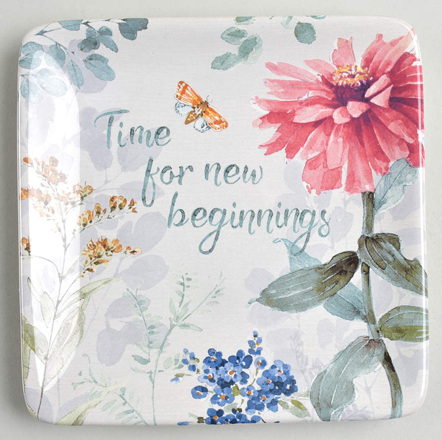 Spring Bouquet Square Canape Plate by Certified International-1