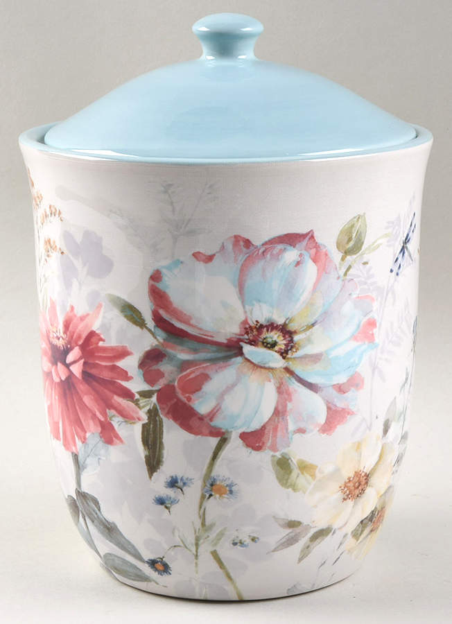 Spring Bouquet Medium Canister & Lid by Certified International-1